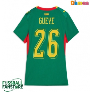 Senegal Pape Gueye #26 Replik Auswärtstrikot Damen WM 2026 Kurzarm